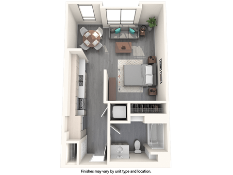 Vive Luxe Apartments S1 Floor Plan